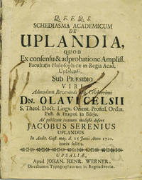 Schediasma academicum de Uplandia, quod ex…