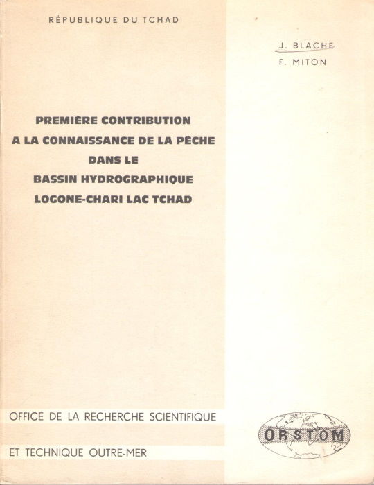 Premiere Contribution A La Connaissance De La Peche Dans Le Bassin Hydrographique Logone By F J