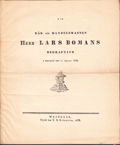 Vid råd- och handelsmannen herr Lars Bomans…