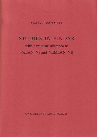Studies in Pindar with particular reference to…