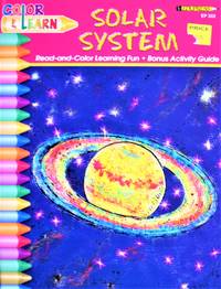 image of Solar System. Read-and-Color Learning Fun