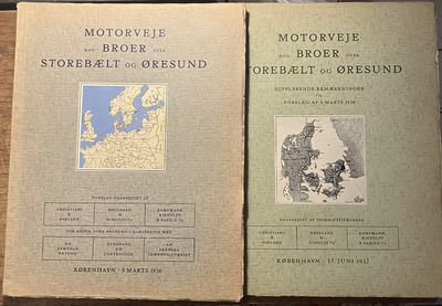 Motorveje med Broer over Storebælt og Øresund +…