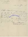An Early Dakota Letter - Future Congressman From North Dakota Thomas F. Marshall Recommends An Employee