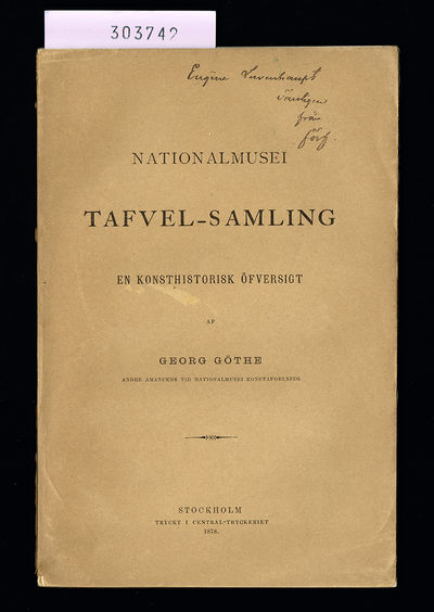 Nationalmusei tafvel-samling. En konsthistorisk…
