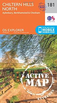 Chiltern Hills North Map | Weatherproof | Aylesbury, Berkhamsted & Chesham | Ordnance Survey...