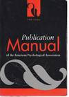 Publication Manual of the American Psychological Association