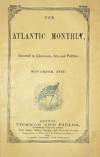 Wild Apples, first printing in The Atlantic Monthly, November 1862 issue