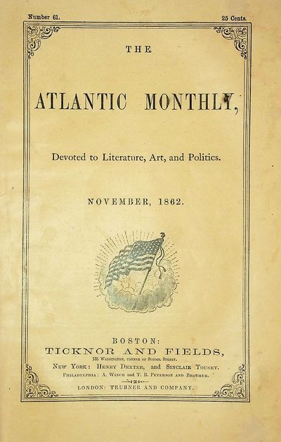 Wild Apples, first printing in The Atlantic Monthly, November 1862 issue