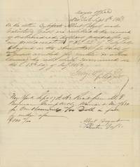 Document Noting the Capture of Patrick Keegan and Patrick O’Brien for the Murder of Colonel Henry F. O’Brien who Was Murdered in the New York Race Riots, and the Payment of a Reward for the Capture, Signed by New York City Mayor George Opdyke and Others