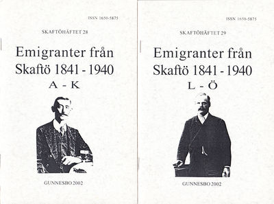 Emigranter från Skaftö 1841-1940. A-K. [... L-Ö].