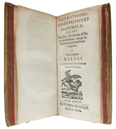 De Musculis et Glandulis Observationum Specimen. Cum Epistolis duabus Anatomicis. (And) Observationes Anatomicæ, quibus Varia Oris, Oculum, & Narium vasa describuntur, novique salivæ, lacrymarum & muci fontes deteguntur. Et Novum Nobilissimi Bilsii De... - [DUCTUS STENONIANI ETC.] (photo 3)