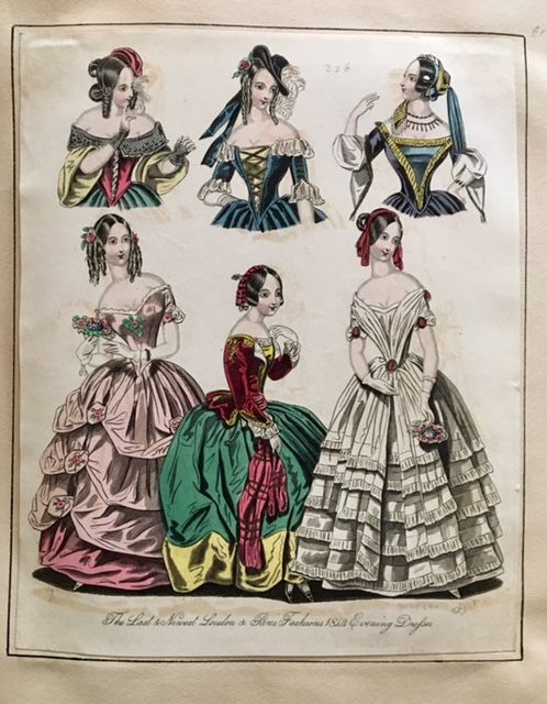 Gallery of fashion: 1834-1842; 1842-1846; 1846-1849. [Spine