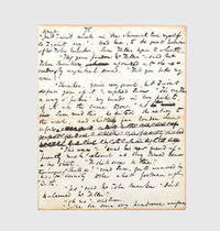 Original autograph leaf from The Posthumous Papers of the Pickwick Club.