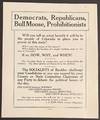 Democrats, Republicans, Bull Moose, Prohibitionists: Will you tell us what benefit it will be to the people of Colorado to place you in power in this state? Will it raise the wages of the laborer? Will it lighten the burdens of a single working man or woman in Colorado? If so, HOW, WHY, and WHEN? [handbill]