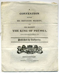 A convention between his britannic majesty, and…