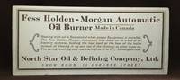 Fess Holden-Morgan Automatic Oil Burner