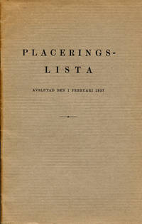 Placeringslista avslutad den 1 februari 1937.