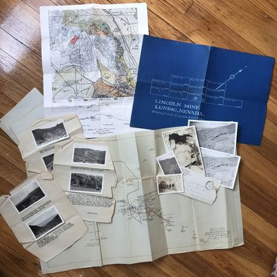 [Small Group of Materials Relating to the Lincoln Mine in Mina, Nevada]