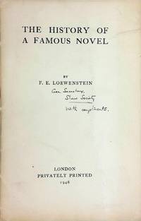 The History of a Famous Novel