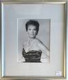 Framed and Inscribed Black & White Photo