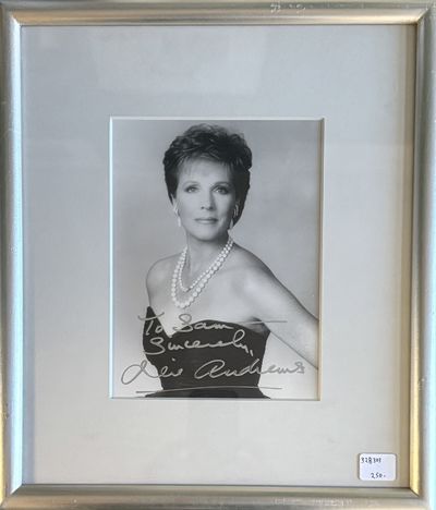 Framed and Inscribed Black & White Photo