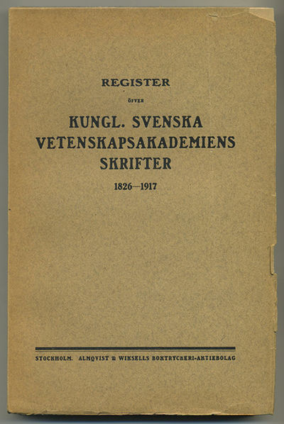 Kungl. svenska Vetenskapsakademiens skrifter…