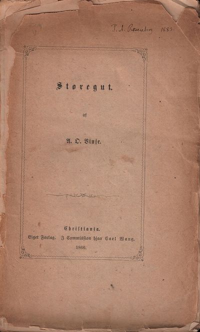 Storegut af ... Prentat hjaa H.E. Larsen. Eiget…