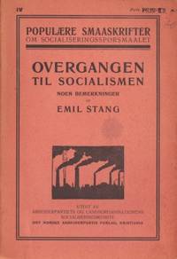 Overgangen till socialismen. Noen bemerkninger.…