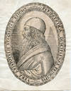 Woodcut portrait cameo