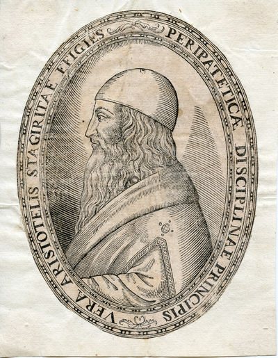 Woodcut portrait cameo