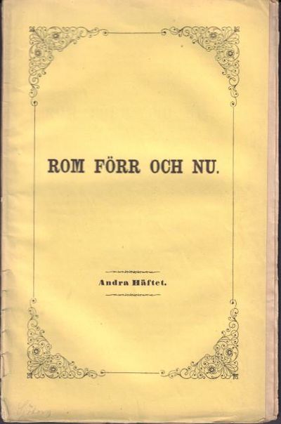 Rom förr och nu. 1-6.