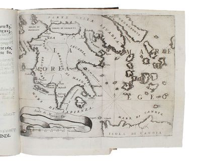 Memorie istorio grafiche de Regni della Morea Negroponte e Littorali fin á Salonichi. Aceresciute in guesta Seconda edizione. - [THE RECONQUEST OF PELOPONNESE (MOREA).] (photo 3)