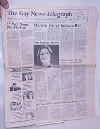 The Gay News-Telegraph: serving gay men &amp; lesbians in the heart of America; vol. 4, #4, January 1985: Mahern Drops Indiana Bill/SF Bath House Plot Thickens by Thomas, Jim, editor, Nancy Belt, Dr. Silverscreen, Vic Basile, Bob Carroll, Gary Hirshberg, Steve Warren, et al - 1985