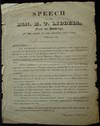 Speech Of The Hon. H. T. Liddell