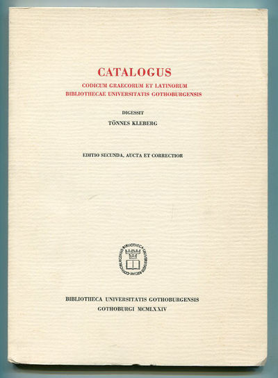Catalogus codicum graecorum et latinorum…