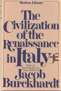 The Civilization of the Renaissance in Italy