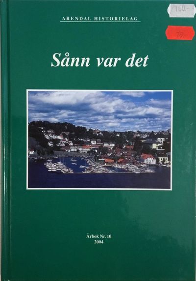 Årbok nr. 10. Arendal Historielag