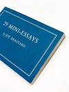 29 MINI-ESSAYS