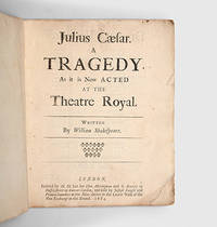 Julius Caesar. A Tragedy.
