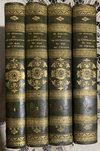 De la Littérature du Midi de l'Europe by Jean Charles L SIMONDE DE SISMONDI - Hardcover - 3rd - 1829 - from Historica Rare Books (SKU: D204SIS)