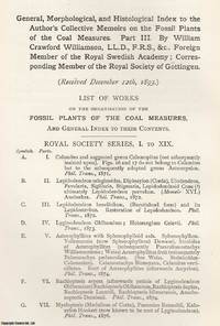 Part 3. General, Morphological and Histological Index to The Author's Collective Memoirs on...