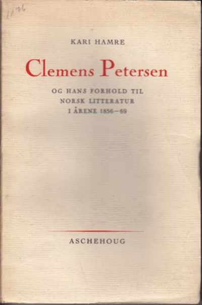 (PETERSEN, CLEMENS) Clemens Petersen og hans…