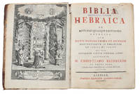 Biblia ad Optimas Quasque Editiones Expressa cum Notis Masorethicis et Numeris Distinctionum in...
