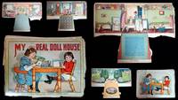 My Real Doll House, with Cut-Out and Stand-Up Illustrations and Colored Lithograph