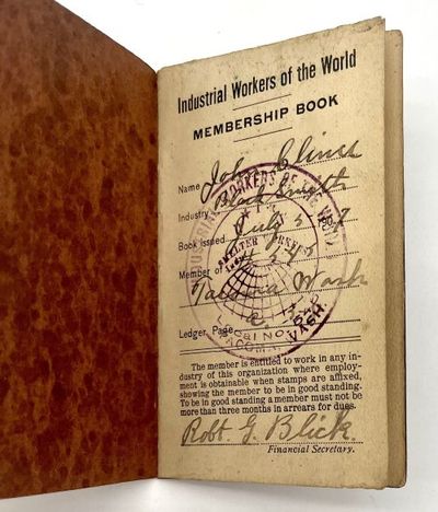 John Clince I.W.W. Membership Card,...; (photo 1)