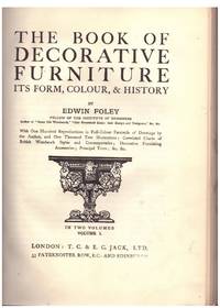 THE BOOK OF DECORATIVE FURNITURE, Volume 1 and 2