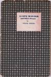 A City Winter and Other Poems. Two Drawings by Larry Rivers