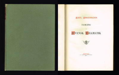 Axel Abramsons samling af svensk dramatik.