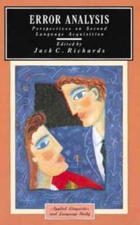 Error Analysis: Perspectives on Second Language Acquisition (Applied Linguistics and Language Study)