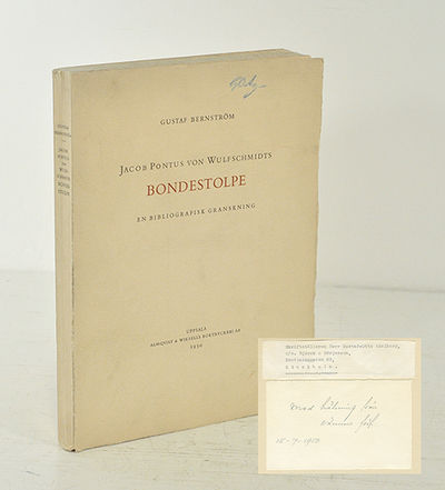 Jacob Pontus von Wulfschmidts Bondestolpe. En…